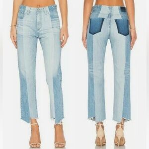 Adriano Goldschmied AG Jeans Phoebe Two-Tone Jeans sz 28R VGUC